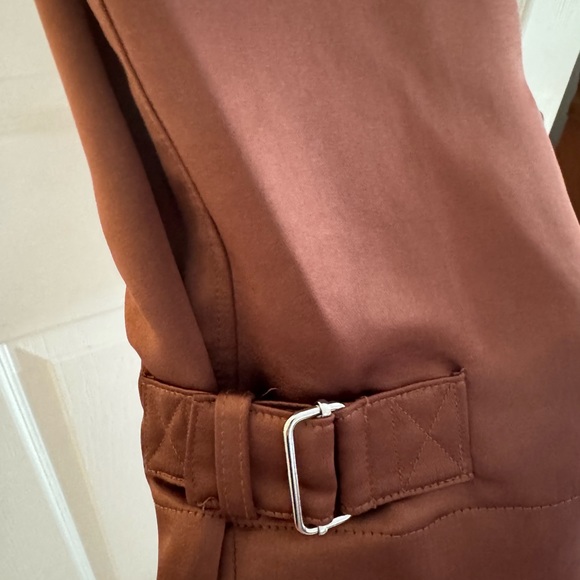 Satin chocolate cargo pants EXPRESS - Picture 4 of 13